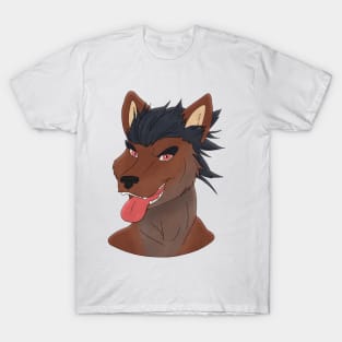 Anthro wolf face T-Shirt